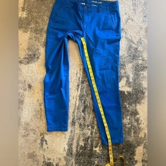 GAP Vivid Blue Cotton Khakis - Picture 6 of 6